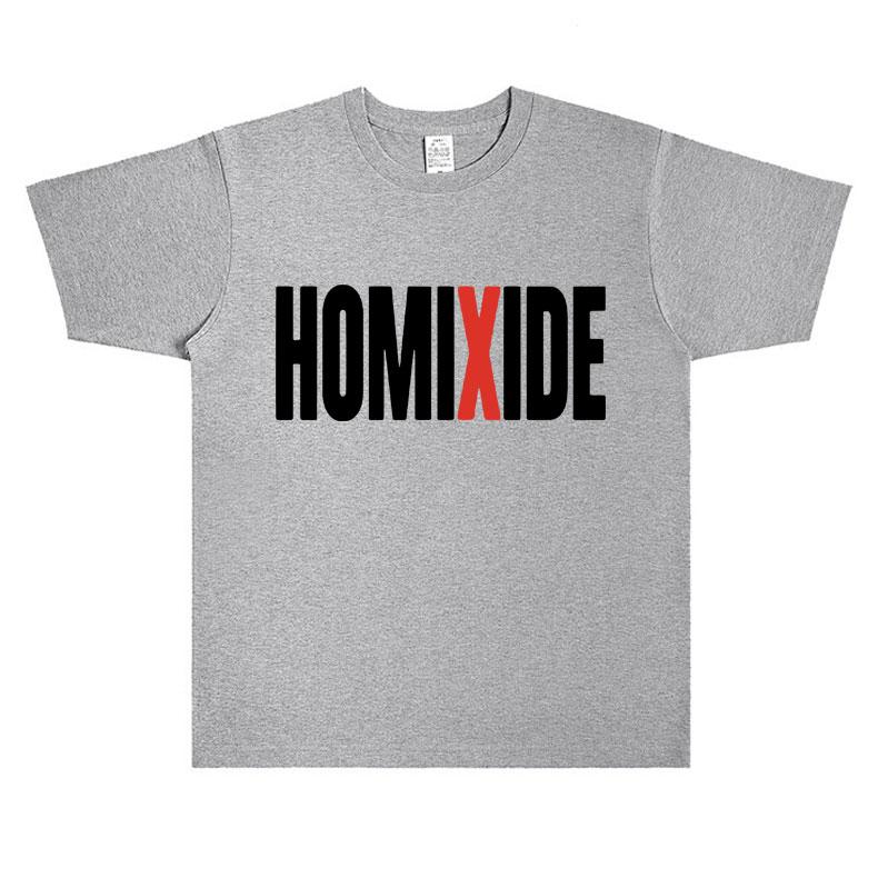 Rapper Homixide Gang Grafik T-Shirt Playboi Carti Opium Merch T-Shirt Männer Frauen Hip Hop Übergroße T-Shirts Männlich Baumwolle Oberteile Tees