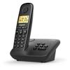 Landline Phone - GIGASET - Basic 100A - Answering Machine - Hands-free Mode - Backlit Screen - 50-contact Phonebook - Blocking - Black