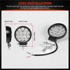 4.5" Round 70W LED Work Light Fog Driving Lamp Offroad SUV Spotlight ATV Truck