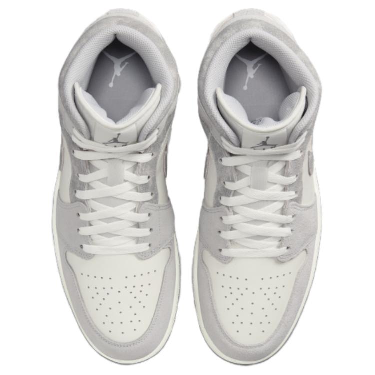 Air Jordan 1 Mid SE Neutral Grey Sail Men Sneakers Smoke-Grey FQ7720-002