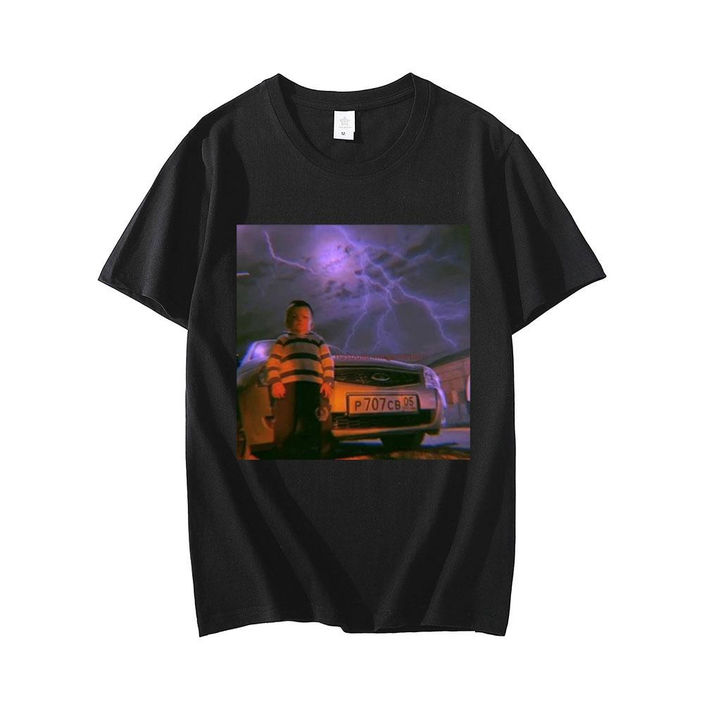 Hasbulla Fighting Meme Tshirt Mini Khabib Blogger Graphic Tshirts Unisex Women High Quality Oversized Tee Shirt Unisex Streetwear