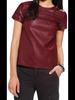 Echt Stijlvol Top Handgemaakt Partykleding Lamsleer Dames Casual Design