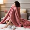 Throw Blanket Keep Warm Winter Bed Blankets Double Sided Super Soft Fluffy Lightweight Fleece Blanket Blanket for Office Home