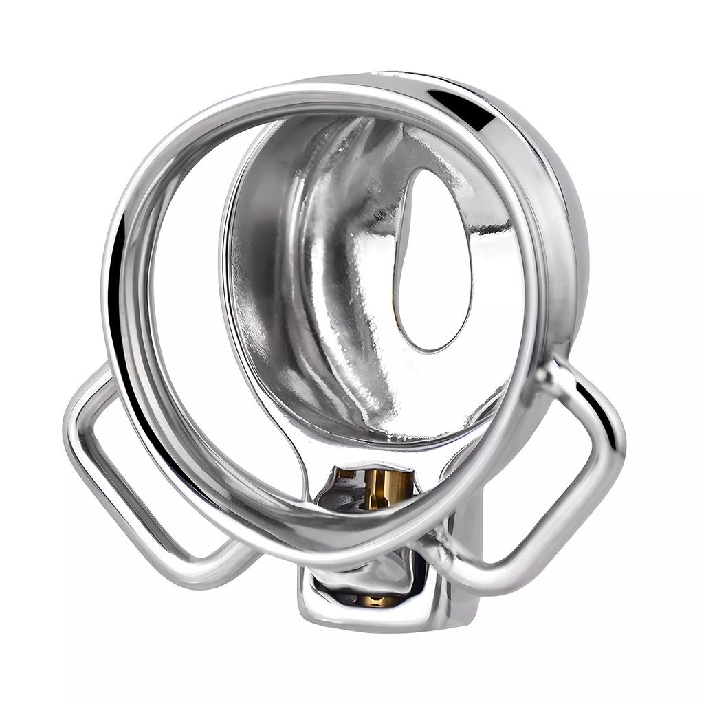Male Chastity Lock Stainless Steel Penis Cage with Hook Urethral Chastity Belt Penis Ring Ball Stretcher