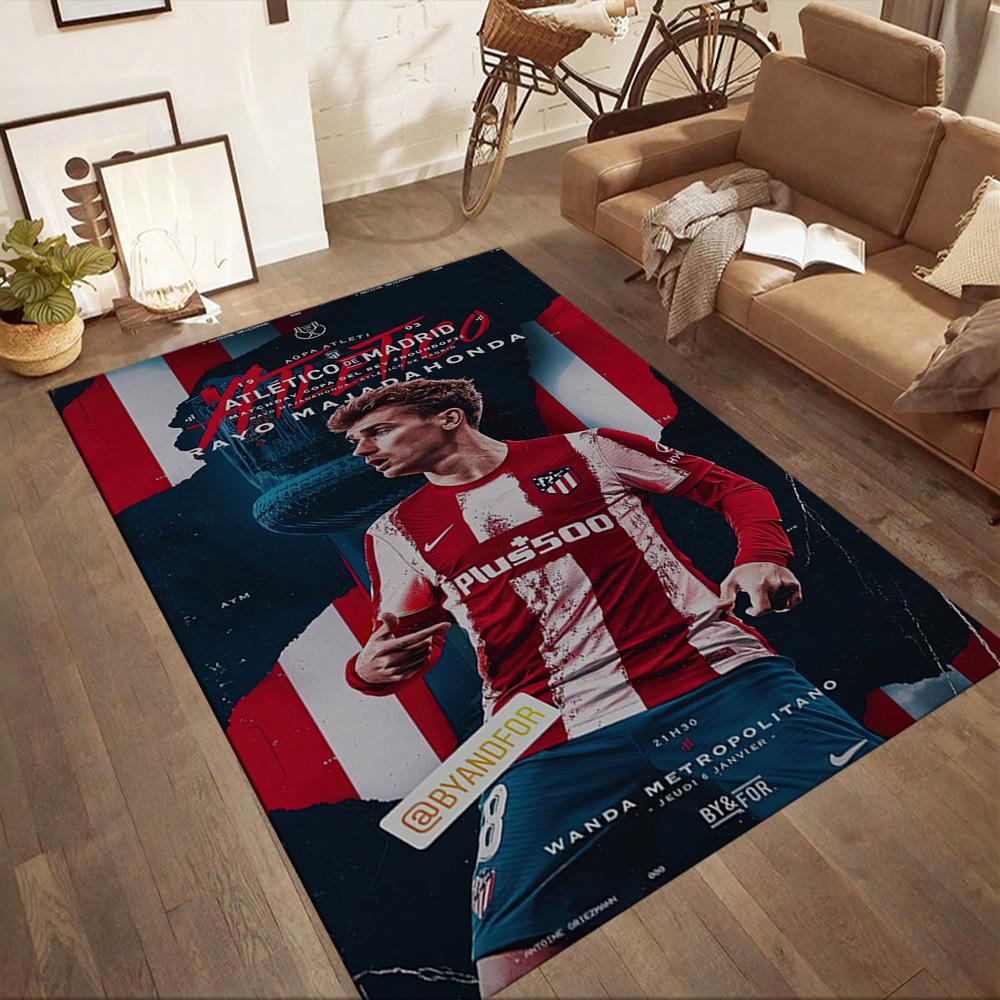 Atletico Madrid Carpet Suitable For Kitchen Foyer Hallway Outdoor Antislip Carpet Decorate Offices Best For Christmas