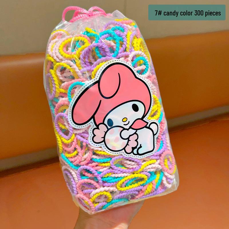 No-Damage Elastic Hair Ties for Girls - High Elasticity Accessories