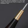 1Pc Leather Stitching Awl Diamond Shape Ebony Blackwood & Brass Craft Tool
