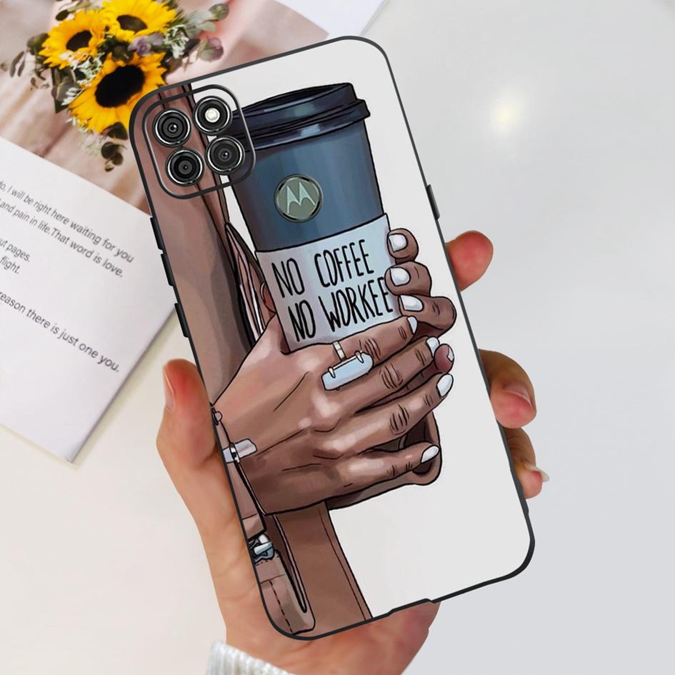 

For Motorola Moto G9 Power Case XT2091-3 XT2091-4 Cute Astronaut Shockproof Silicone Black TPU Soft Cover For Moto G9 Power Capa Moto G9 Power