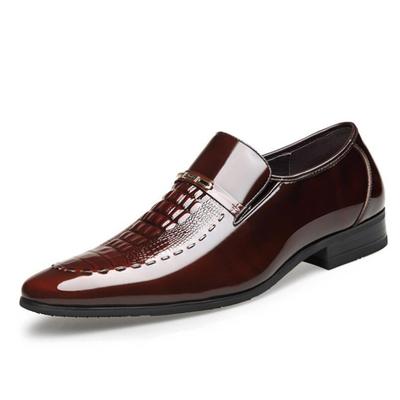 Men Classic Dress Shoes Crocodile Leather Business Casual Formal Sneakers Plus Size 38-48 Office Wedding Party Oxford Shoes