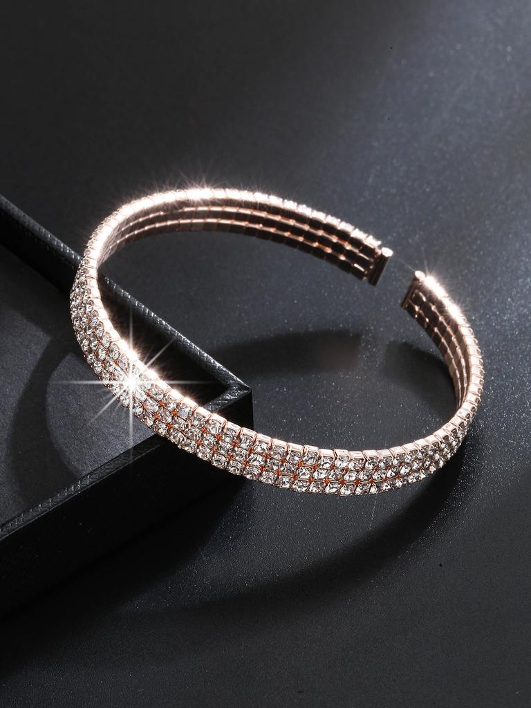 Fashionable New Simple Women's Bracelet with Exquisite Multi-row Bracelets