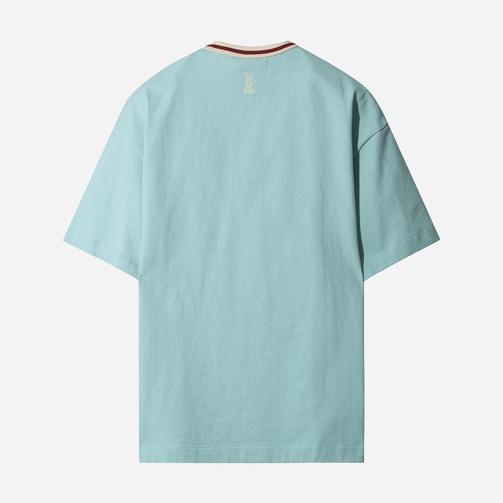 DOD Crazy Ring Neck Short Sleeve T-Shirt (L.Skyblue)