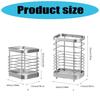 Nodrill Bathroom Organizer Rack Stainless Steel Toothbrush Holder with Strong Adhesive Hold Razors and Bath Essential