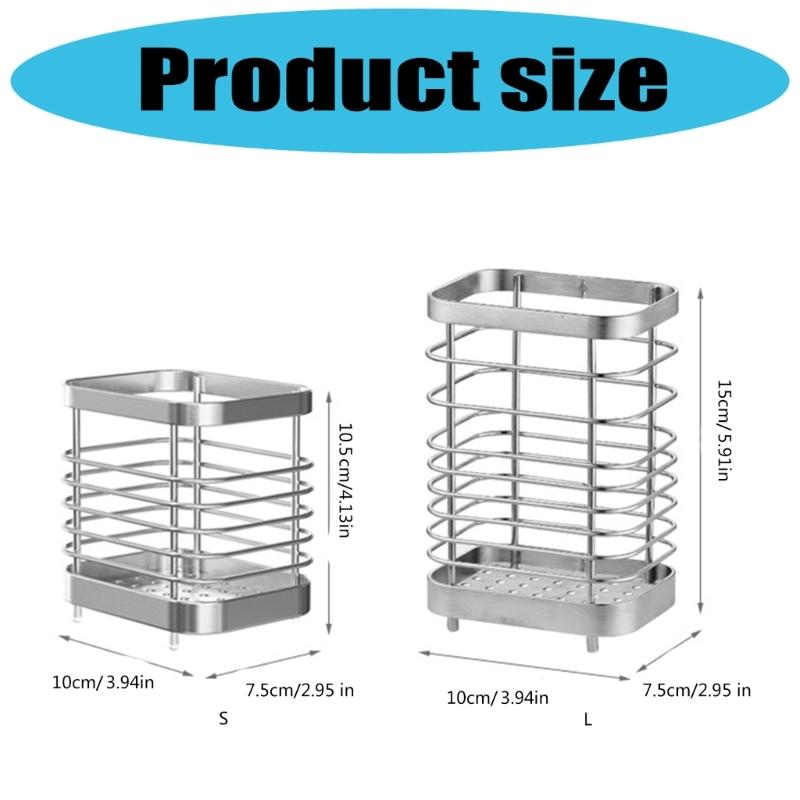 Nodrill Bathroom Organizer Rack Stainless Steel Toothbrush Holder with Strong Adhesive Hold Razors and Bath Essential