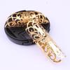 5pcs/bag Silver Metal Hair Rings Braid Dreadlocks Bead Hair Cuffs Dread Tube Charm Dreadlock for DIY Hair Accessaries