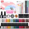 PHOENIXY Gel Nail Polish Kit with U V Light 20 Colors Gel Polish Nail Kit Soak Off Gel Nail Set Manicure Tools Nail Gel Kit Gifts for Women