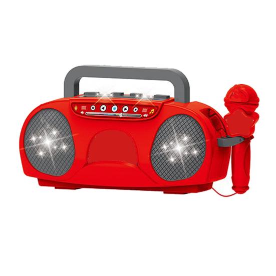 Kids Singing Machine Toy with Microphone LED Light Toddlers Boys Girls Multi-functional Mini Karaoke Machine Music Player Toy