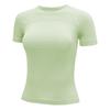 Mitaogirl Kendall Quick-Drying Top Women Slim Fit Running Yoga Workout Clothes Breathable Thin Sports Short Sleeve T-shirt