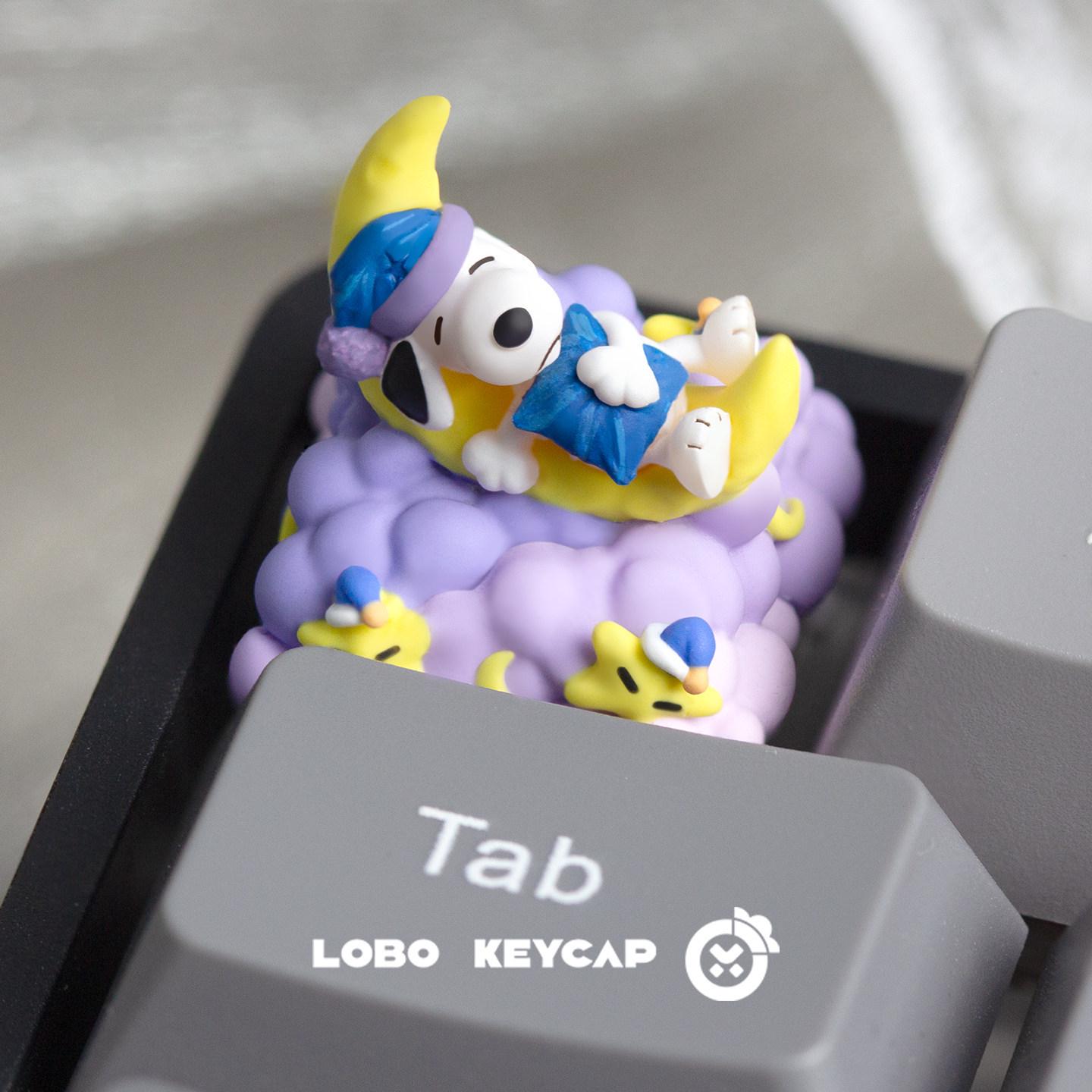 Snoopy Resin Keycap - Cute & Creative ESC Personality Keyboard Accessory