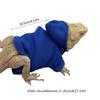 Bearded Dragon Warm Coat Soft Touching Hoodies for Reptiles Geckos Amphibians
