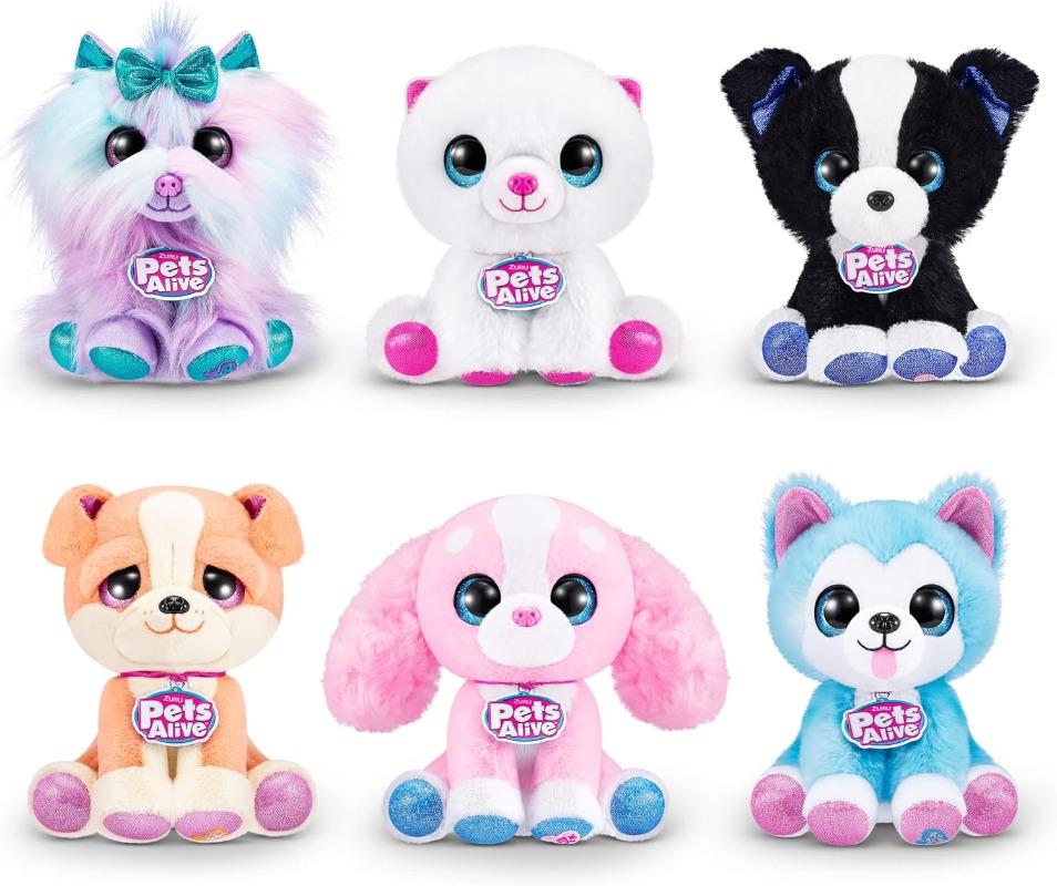 New Surprise Doll Pets Alive Pet Shop Surprise S3 Puppy Rescue Pomeranian ZURU Puppy Plüss Elektronikus Beszélgetés és ismétlés
