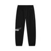 Li-Ning Comfortable Simple Letter Cuffed Mid-Waist Casual Pants Men bottoms Black AKLVC19-1