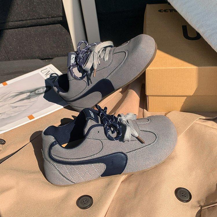 

Soft leather version~ Dexun shoes women s 2025 spring new casual shoes Korean version fashionable versatile flat-bottomed Forrest Gump women s sho 40