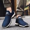 Summers Erkek Günlük Örgü Ayakkabı Nefes Alabilen Slip On Düz Ayakkabı Nefes Alabilen Yürüyüş Ayakkabıları