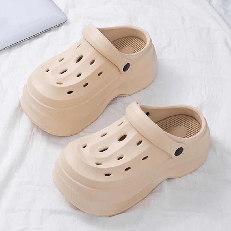 Rimocy 2025 New Womens Platform Clogs Sandals Thick Bottom Eva Garden Shoes Woman Summer Outdoor Non Slip Beach Sandalias Mujer