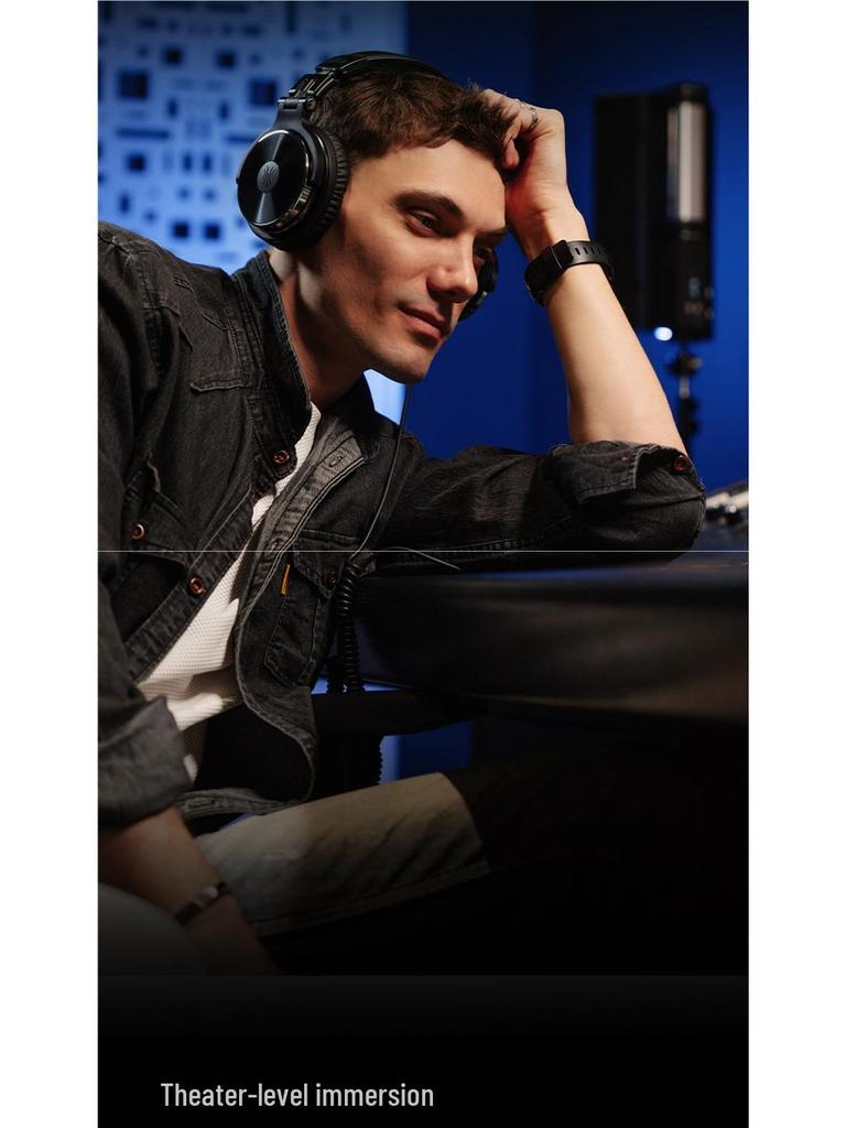 OneOdio Pro10 DJ Headphones: Hi-Fi Sound, Head-Mounted, Perfect for Music Monitoring, Electric Piano, and Sound Card Use.