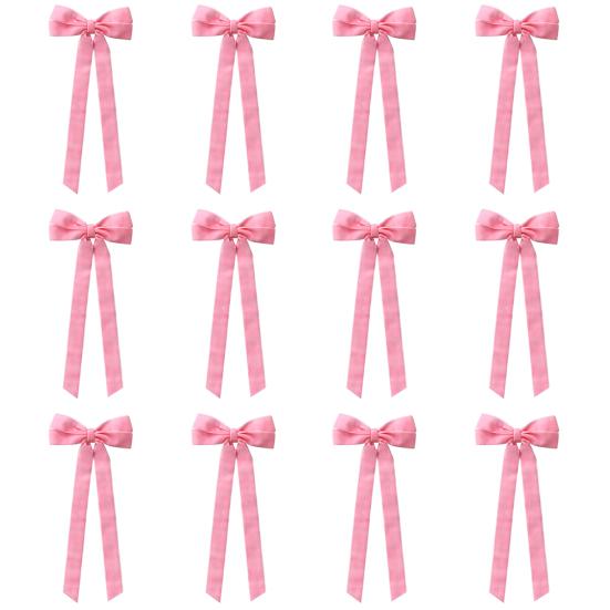 12Pcs Christmas Velvet Bows Rustic Vintage Velvet Ribbon Bows for DIY Crafts Gift Wrapping Tree Garland Wreath Xmas Decoration
