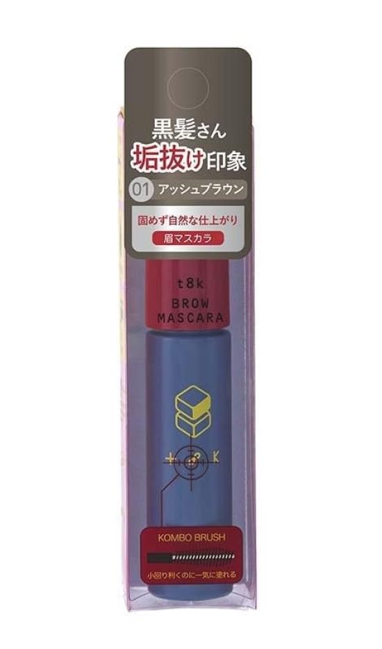 

T8K Teitoku Brow Mascara 01 Ash Brown