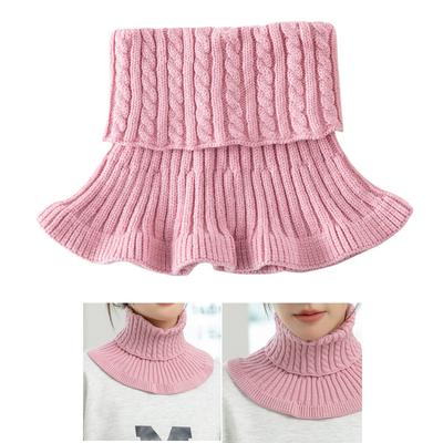 Friendly Neck Scarf Elastic Knit Winter Accessory Warm Scarf Collar Style Easy Care Practical Neck Wrap for Outdoor
