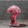 Creative Stained Plant Series Table Lamps Resin Colorful Bedroom Bedside Flower Mushroom Retro Table Night Lamp Atmosphere Light