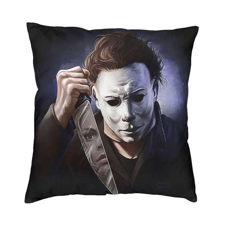 Stripes And Bats Nordic Throw Pillow Cover Home Decor Goth Occult Witch Halloween Chair Cushion Xcm Decorative Cushions