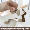 Creative Puppy Shape Design Practical Bookstore Note Clip Plastic Book Clip Simple Reading Auxiliary Fixed Book Clip Bookmark
