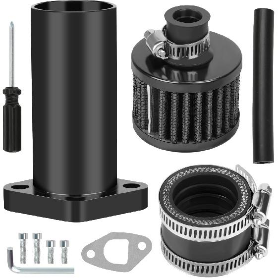 Intake Manifold Inlet Pipe Kit Replacement For PWK 24Mm 28Mm PE Carburetor Predator 212 224 196Cc 200Cc Engine Coleman Mini Bike CT200U BT200X KT196