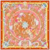 90cm  Rabbit Horse Twill Silk Scarf Shawl Brand Square Scarf Women Hijab Luxury Bandana Foulard Neckerchief Head Scarves