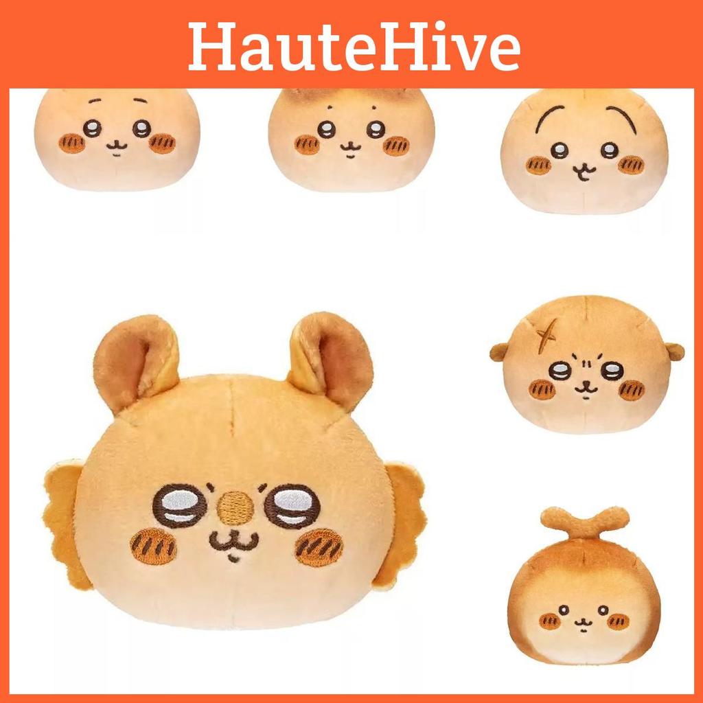 Burnt Chiikawa Causeway Plush Toy Baking Bread Hachiware Usagi Keychain Plush