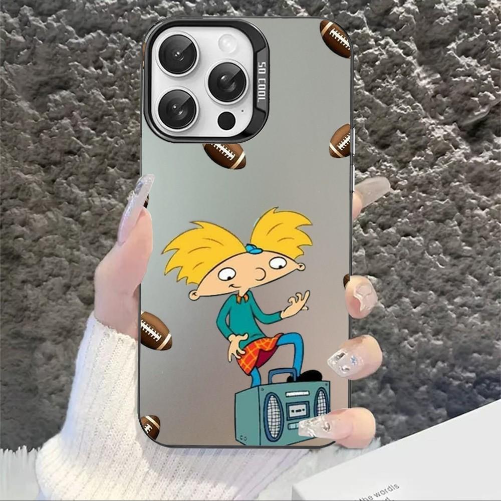 

Hey Arnold Phone Case For IPhone 16 15 14 13 12 11 Pro Max X XR XSMAX 8 7 Plus Matte Shockproof Back Cover iPhone 15 pro
