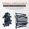 10-50Pcs Universal Nylon Zip Ties Self-locking Plastic Cable Tie Fastening Rings Zipper Wrap Straps With Clips Car Accessories