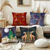 Christmas Animals Snow Cushion Cover Best Home Office Coffee Pillow Sofa Printing Decoration Room Shop Car Nordic Simplicity Hit