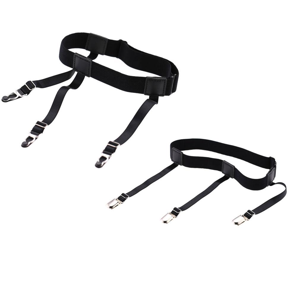 1 Pair Women Girls Men PU Body Harness Garter Belt Adjustable Sexy Punk Leg Stockings Cincher Strap