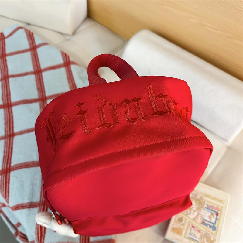 Plecak studencki w jednolitym kolorze dla kobiet o dużej pojemności