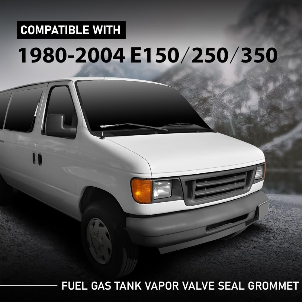 G-PLUS Fuel Gas Tank Vapor Valve Vent Seal O-Ring Grommet Compatible with Ford F150 F250 F350 1980-1996, E150 E250 E350 1980-2004