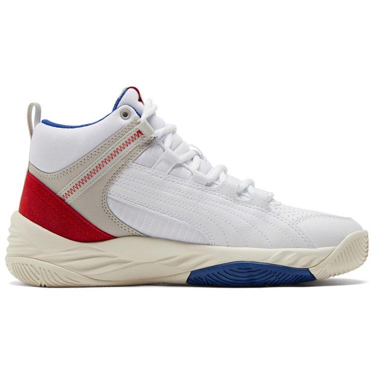 Puma Rebound Future Evo White High Risk Red Unisex Sneakers Surf-The-Web Grey-Violet 374899-06