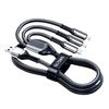 Shun Wang Shun 240W 3-in-1 Braided Data Cable, Super Fast 6A Charger for Apple & Huawei Devices