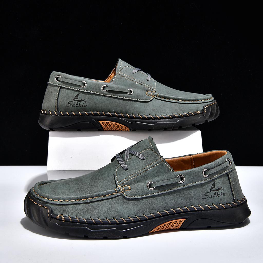 El yapımı rahat deri ayakkabı erkekler konfor sürüş ayakkabısı yumuşak deri makosenler erkek ayakkabısı mokasen takım ayakkabı