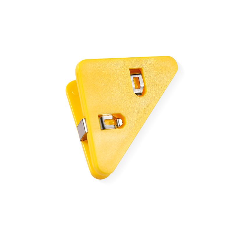Transparent Triangle Corner Clip for Student File Organization and Storage