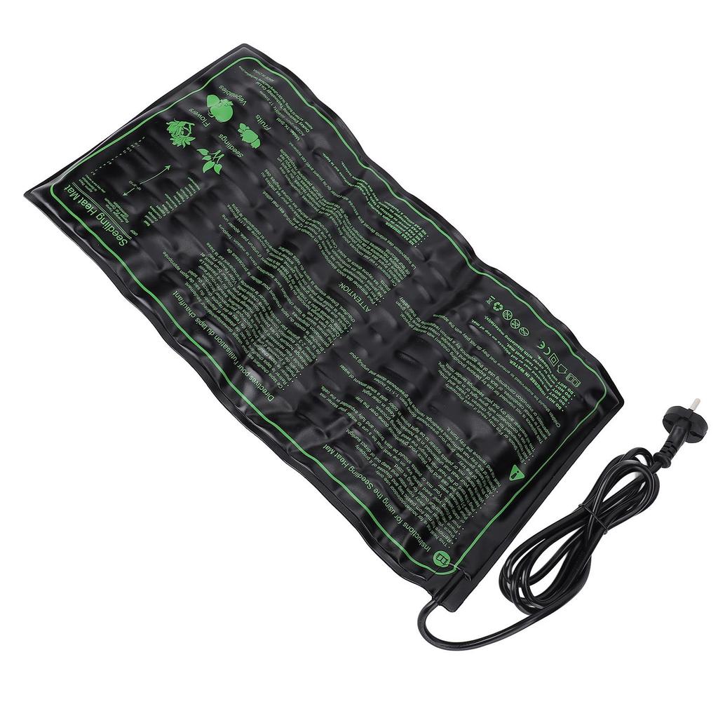 20x10in Seedling Heat Mat PU Water Proof Warm Hydroponic Plant Heating Pad Mat for Seed Germination