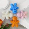 Christmas Gingerbread Man Candle Mold, Suitable for Christmas, DIY Handmade, Soap, Resin, Cement Silicone Molds, Holiday Gifts